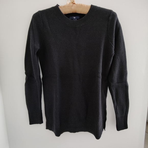 Gap Women's small black lightweight 100% cotton long sleeve sweater - Picture 6 of 6